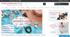 Desktop Screenshot of markoweobuwie.com.pl